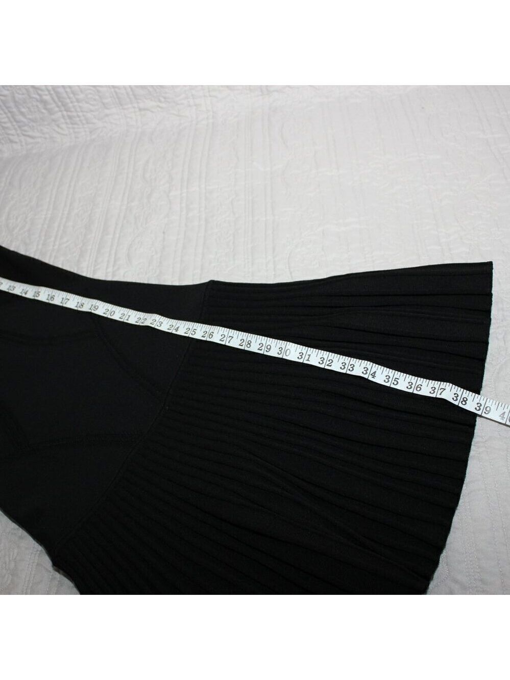 Leon Max Limited Edition Womens Black Knit Dress Dropped Waist Sleeveless Size M - Picture 12 of 12